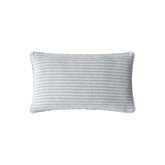 Laura Ashley Cornish Chenille Stripe Slate Blue 30x50cm Microfibre Cushion